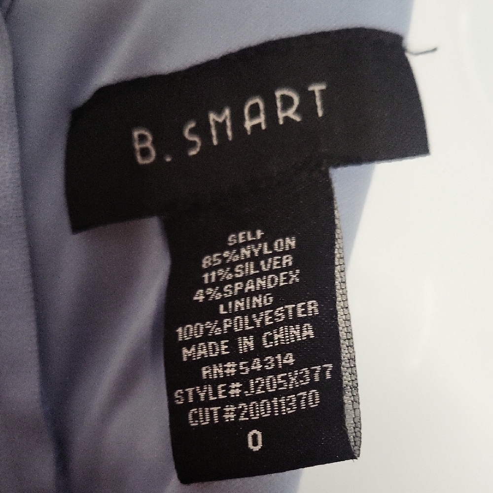 B. Smart Sparkling Light Blue Mini Dress - Picture 8 of 10